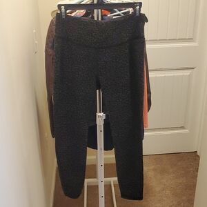 Women's Calia Black Patterned Leggings